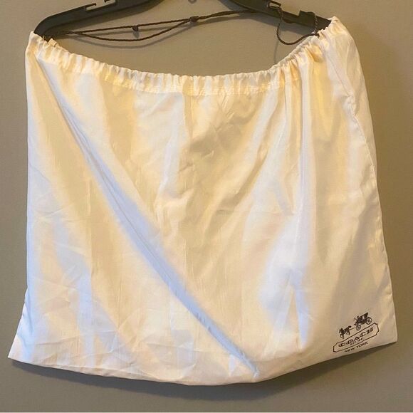 Coach Large Cream Drawstring Dust Bag - Picture 1 of 5